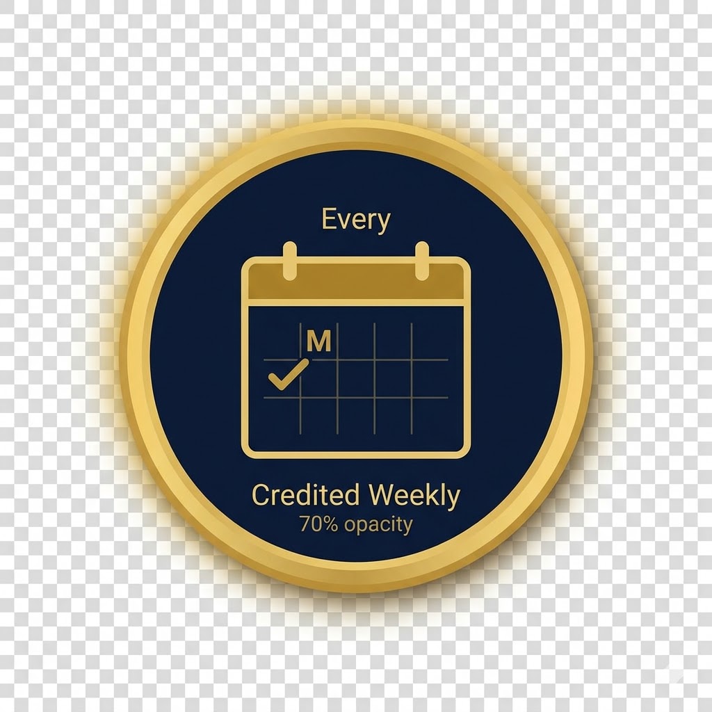 Credited Weekly