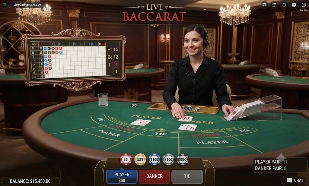Live Baccarat – mobile